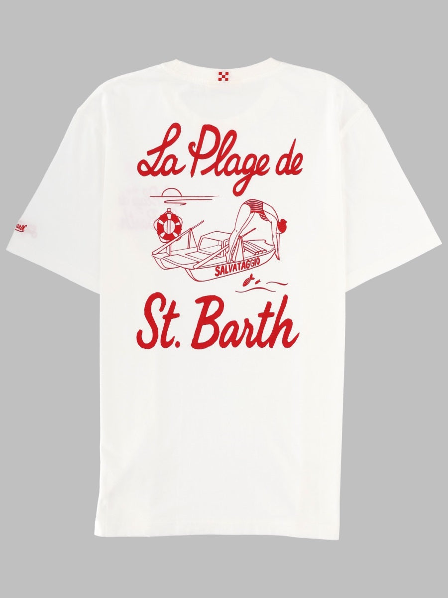 Mc2 Saint Barth T Shirt Con Stampa