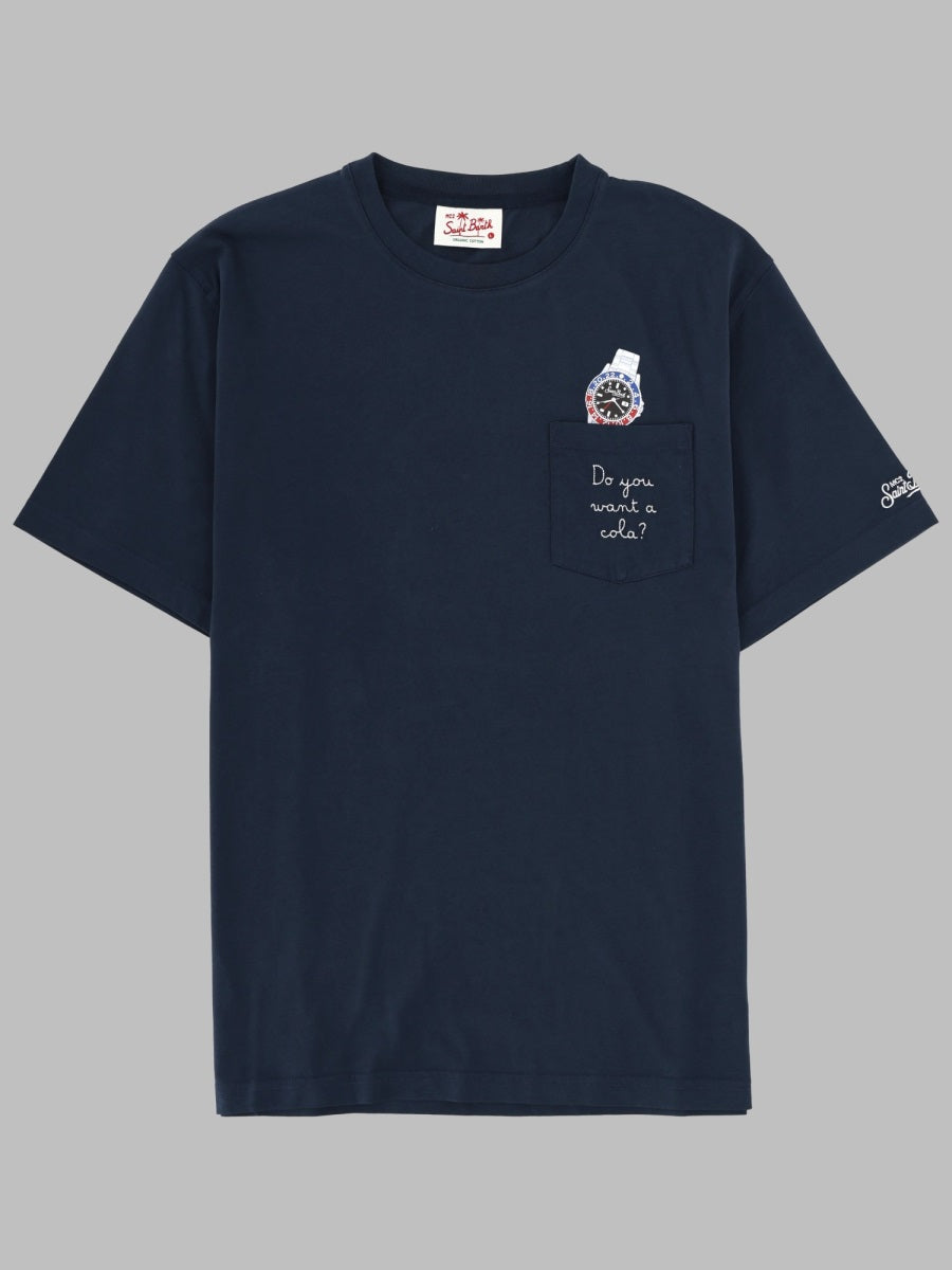 Mc2 Saint Barth T Shirt Con Ricamo
