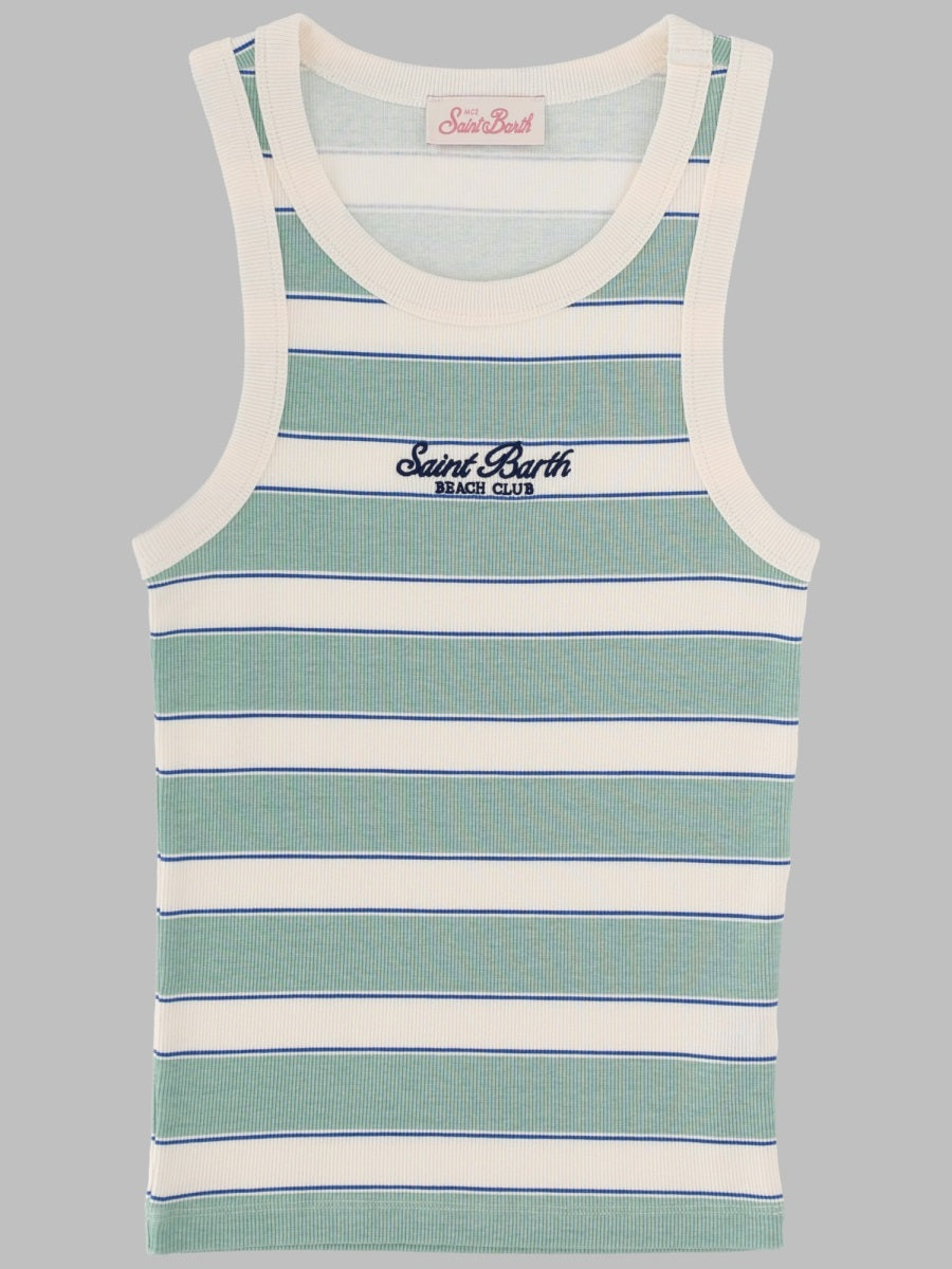Mc2 Saint Barth Tank Top "Ada" Con Logo