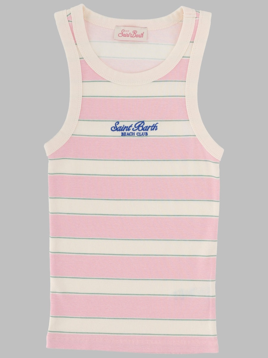 Mc2 Saint Barth Tank Top "Ada" Con Logo