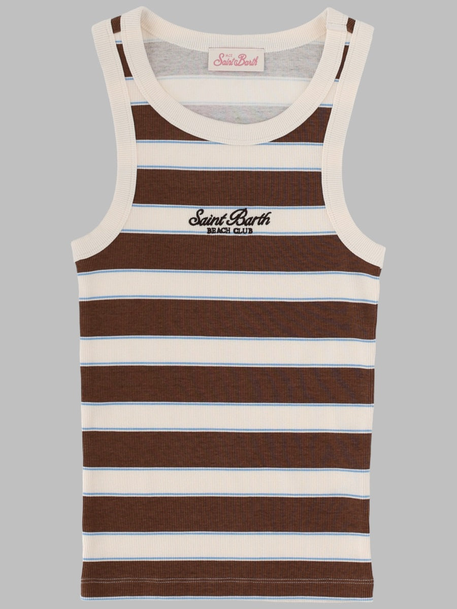 Mc2 Saint Barth Tank Top "Ada" Con Logo