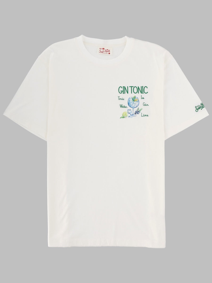 Mc2 Saint Barth T Shirt Con Ricamo