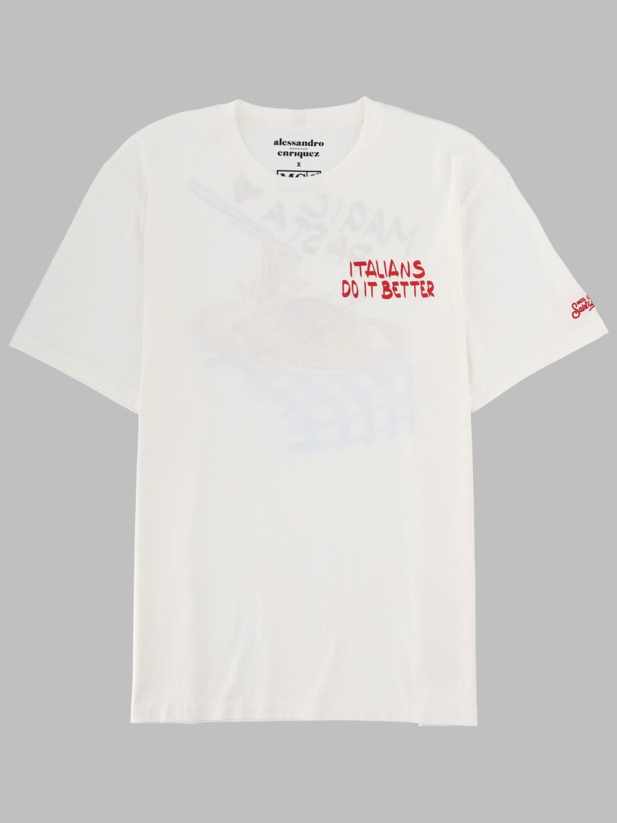 Mc2 Saint Barth T Shirt Con Stampa