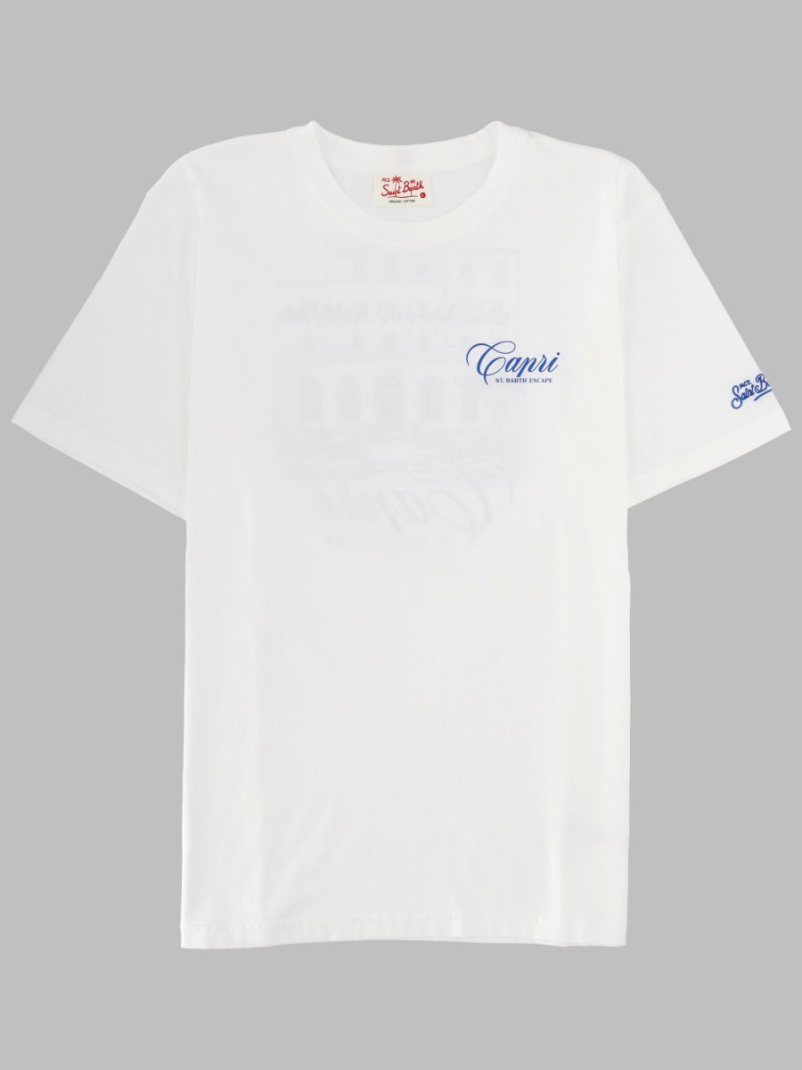Mc2 Saint Barth T Shirt Con Stampa