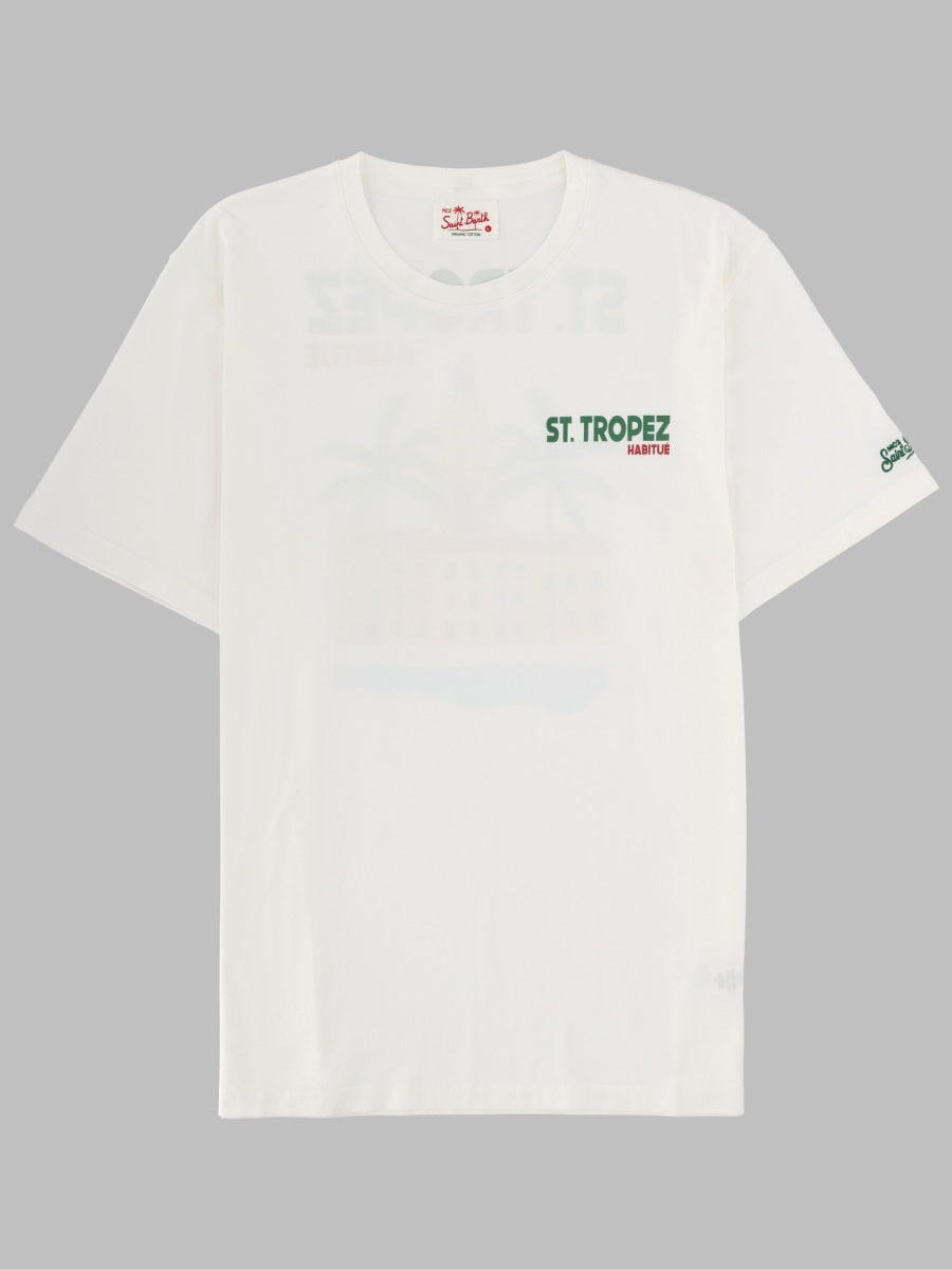 Mc2 Saint Barth T Shirt Con Stampa