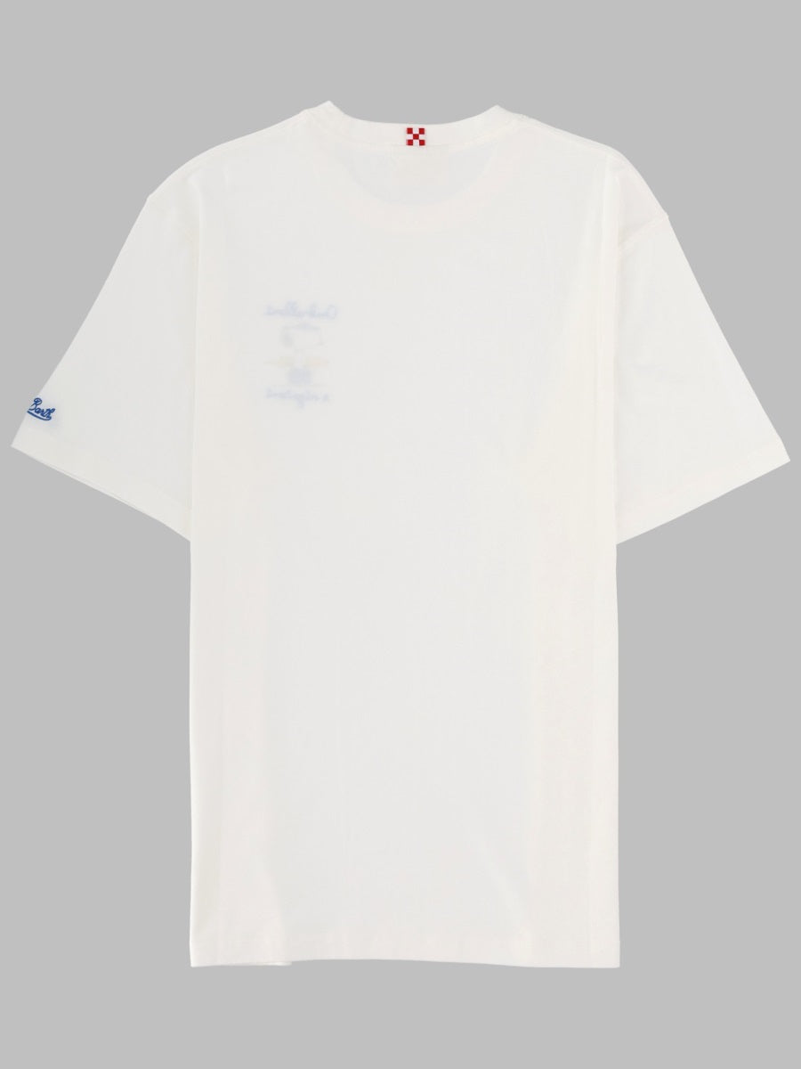 Mc2 Saint Barth T Shirt Con Ricamo