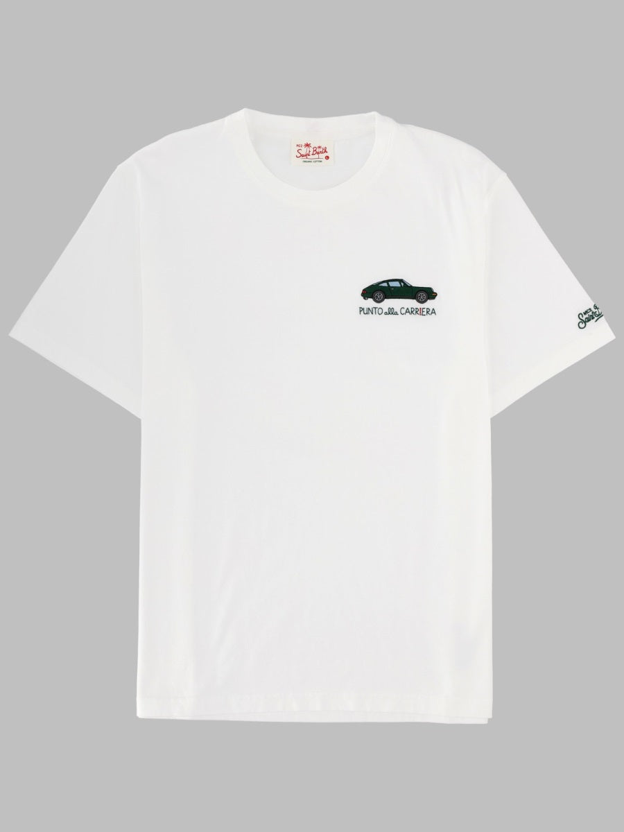 Mc2 Saint Barth T Shirt Con Ricamo