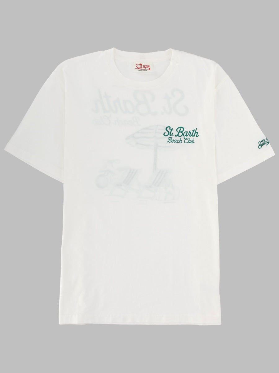 Mc2 Saint Barth T Shirt Con Stampa