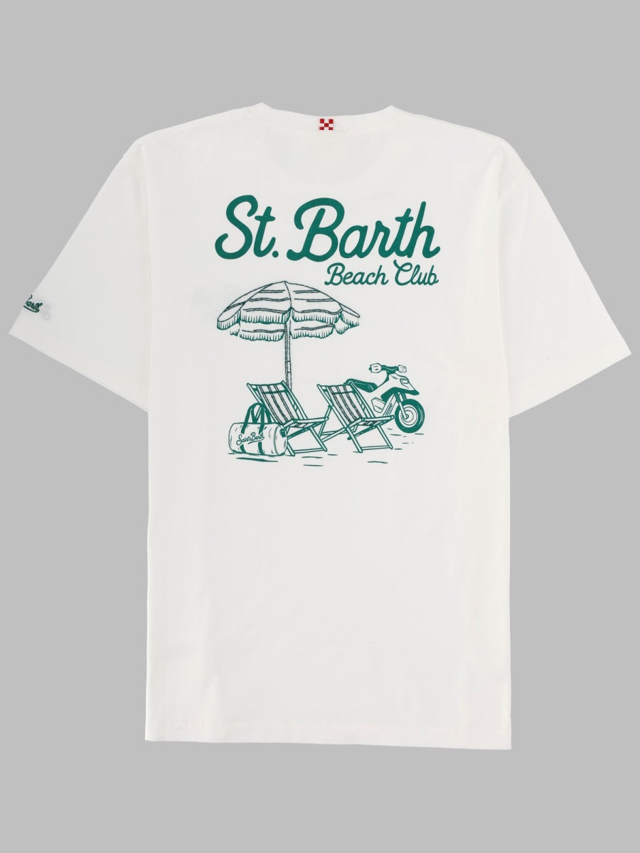 Mc2 Saint Barth T Shirt Con Stampa