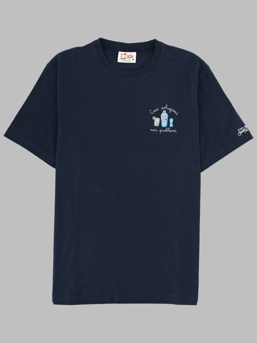 Mc2 Saint Barth T Shirt Con Ricamo