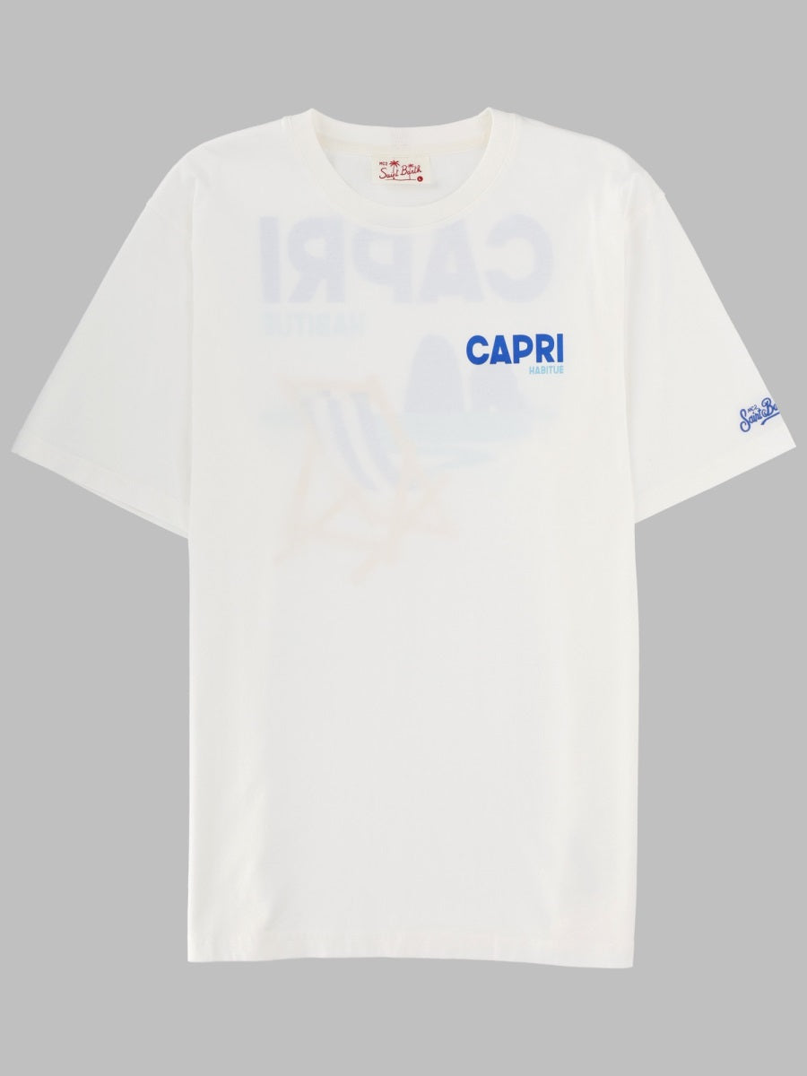 Mc2 Saint Barth T Shirt Con Stampa