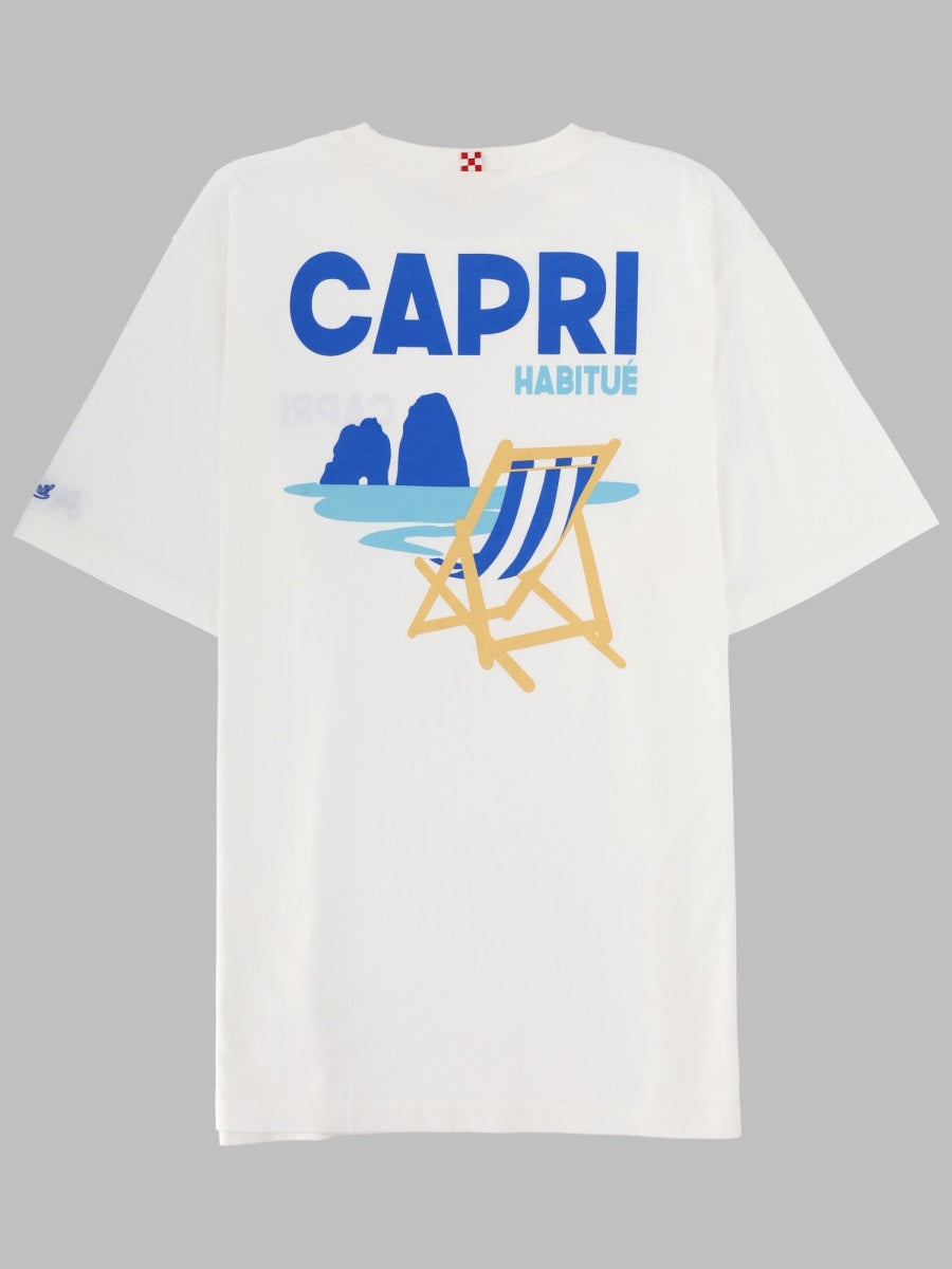 Mc2 Saint Barth T Shirt Con Stampa