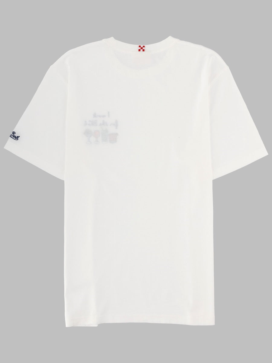 Mc2 Saint Barth T Shirt Con Ricamo