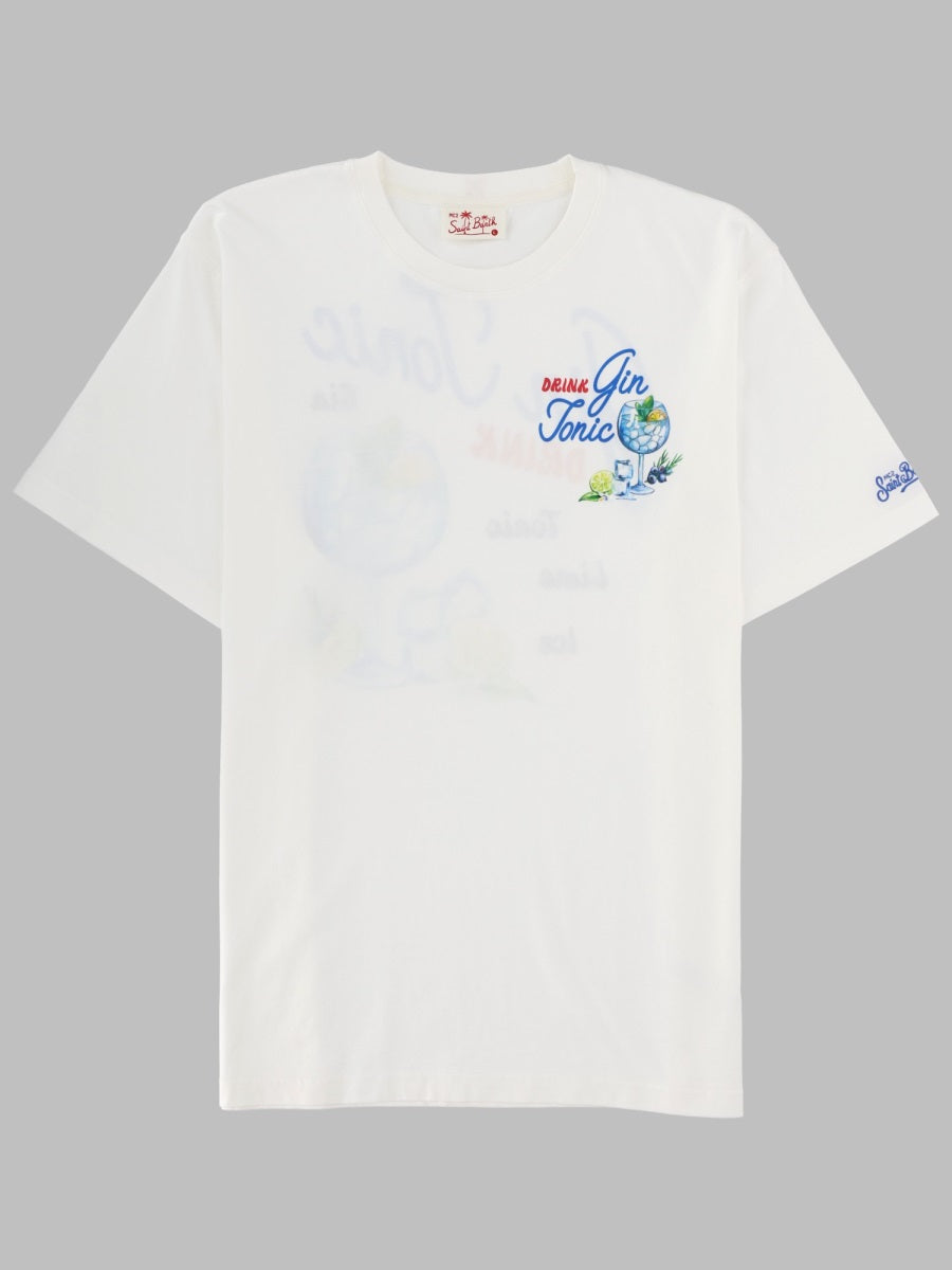 Mc2 Saint Barth T Shirt Con Stampa