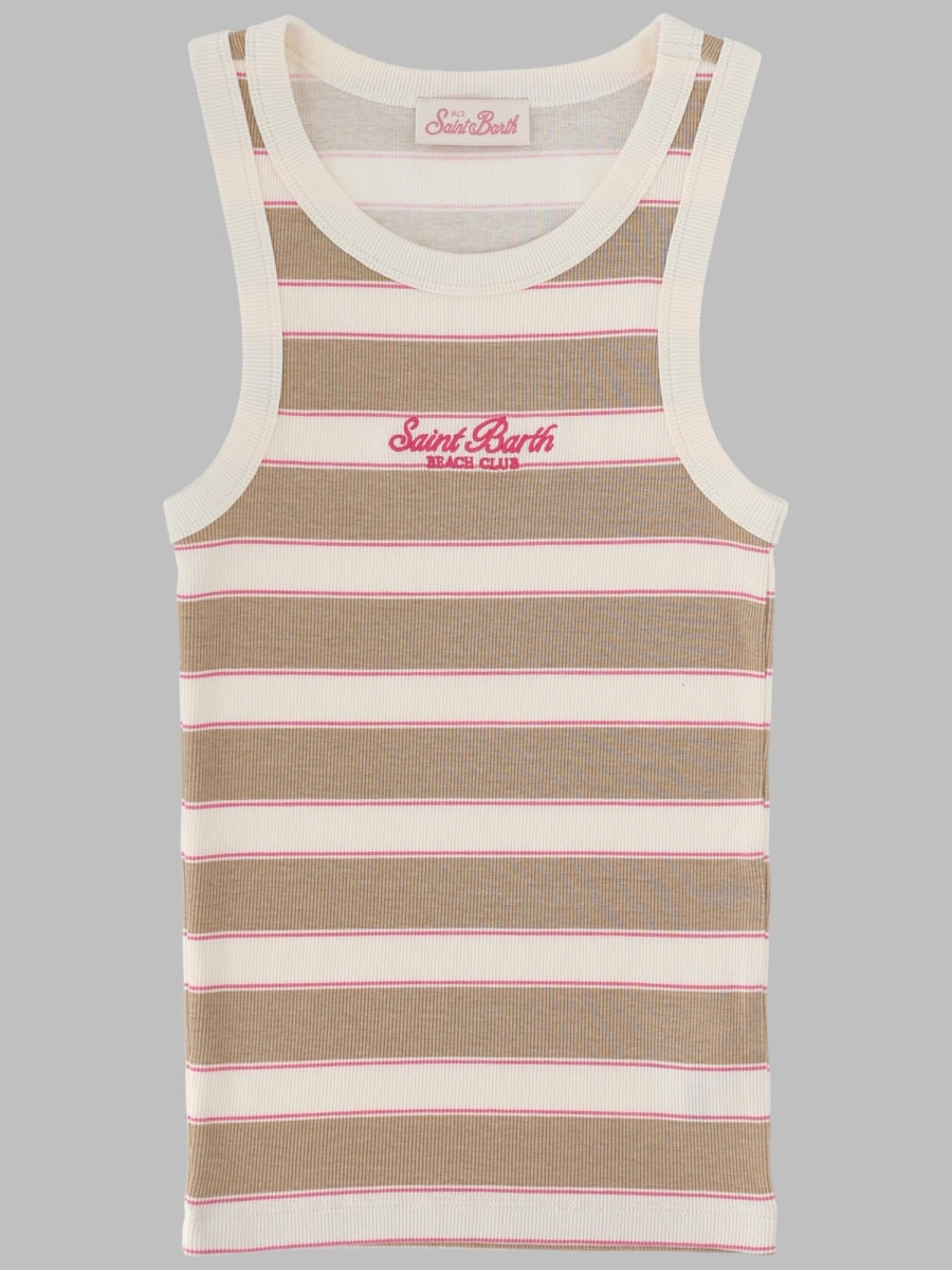 Mc2 Saint Barth Tank Top "Ada" Con Logo
