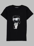 Karl Lagerfeld T Shirt Con Stampa