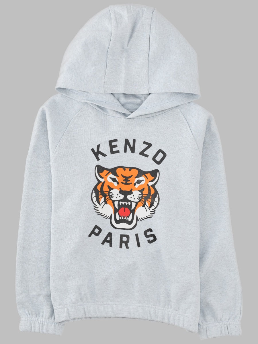 Kenzo Felpa Con Tigre Stampata