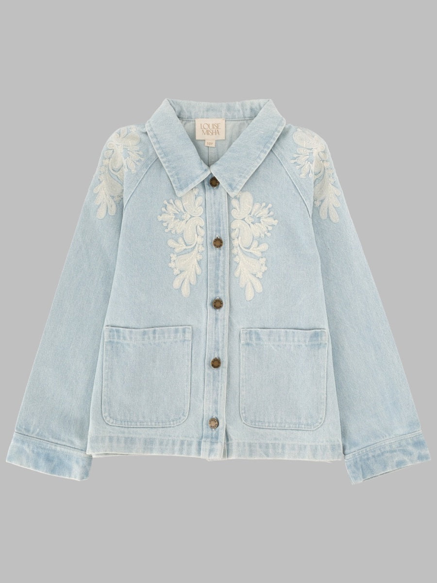Louise Misha Giacchetto In Denim "Rafaela"