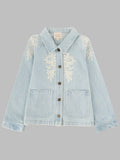 Louise Misha Giacchetto In Denim "Rafaela"