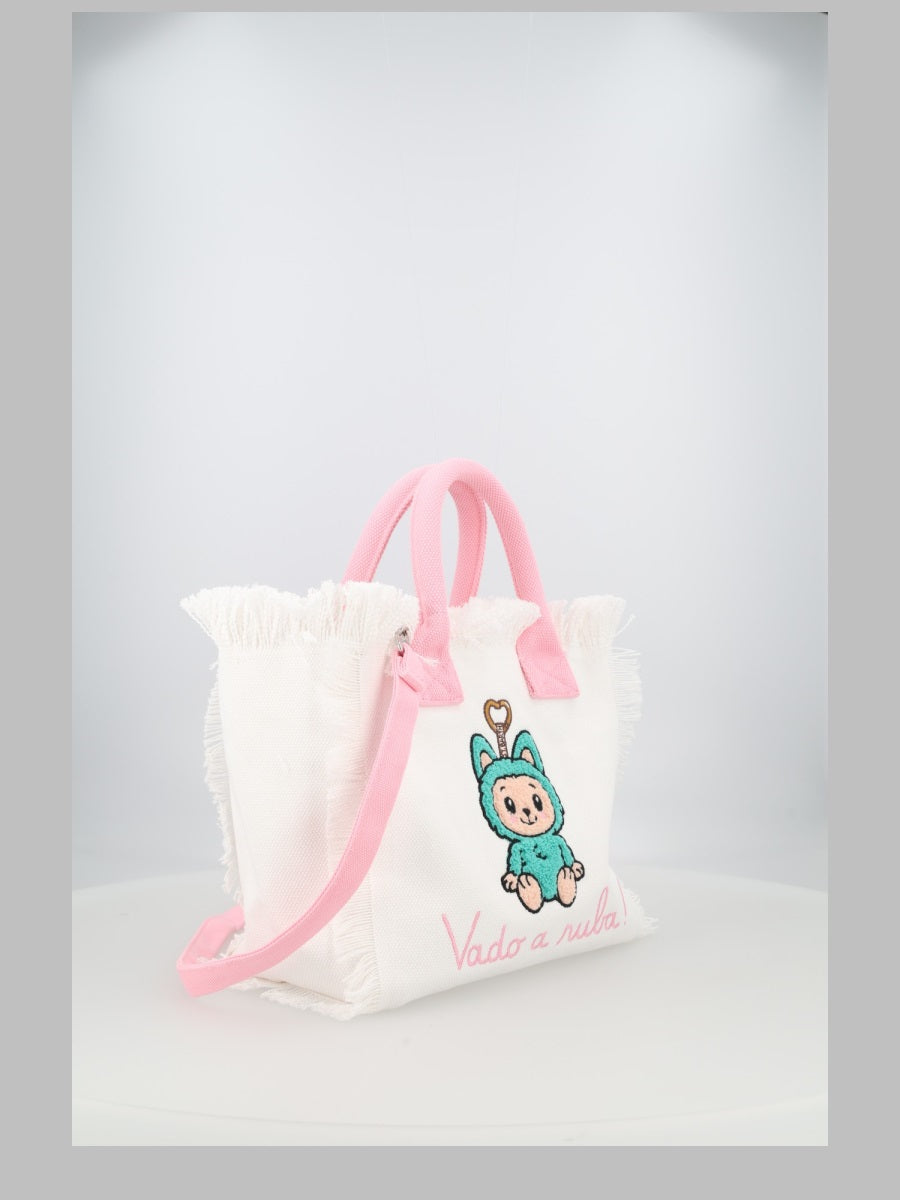 Mc2 Saint Barth Tote Bag "Vado A Ruba Monster"