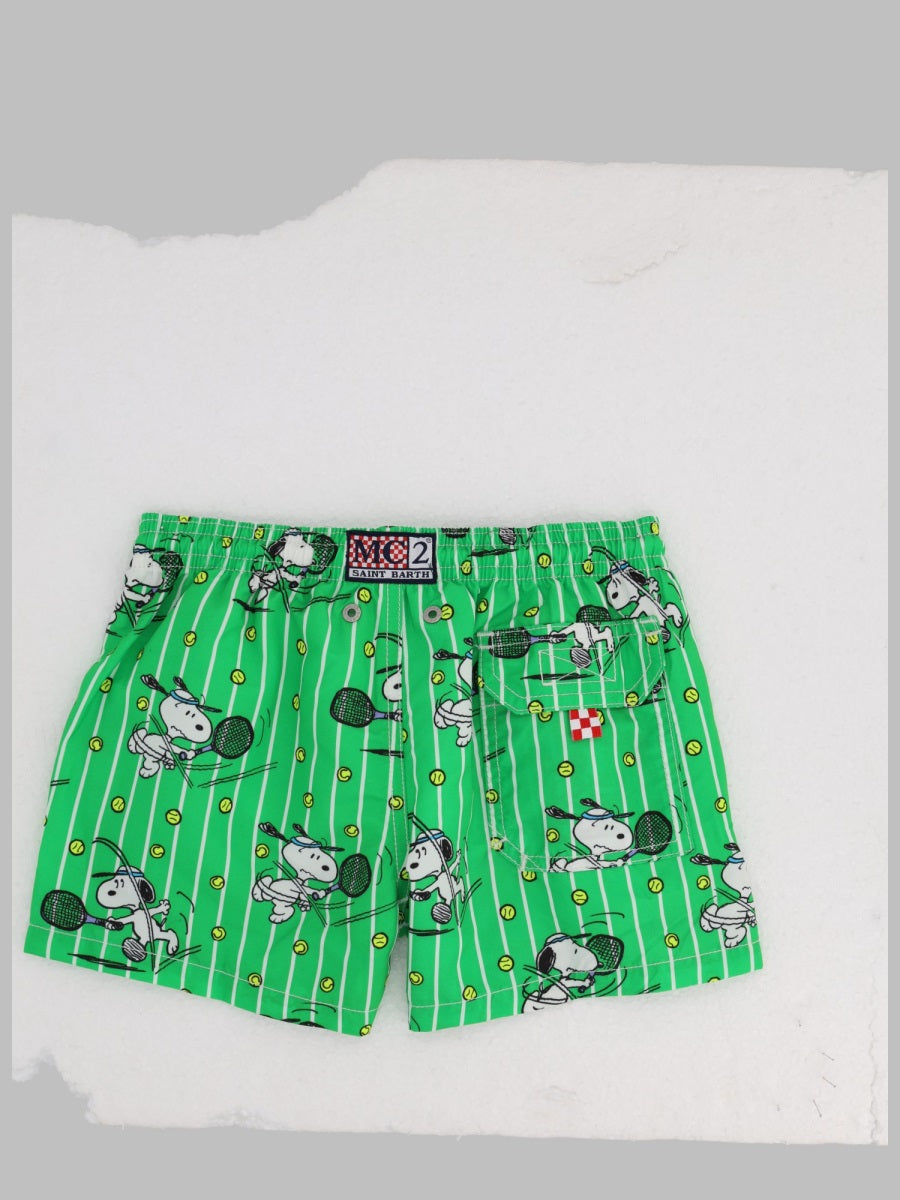 Mc2 Saint Barth Jean Snoopy Padel Double Stripes