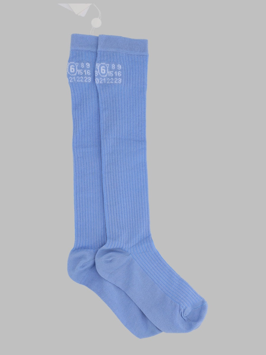 Mm6 Maison Margiela Calzini Alti Con Logo