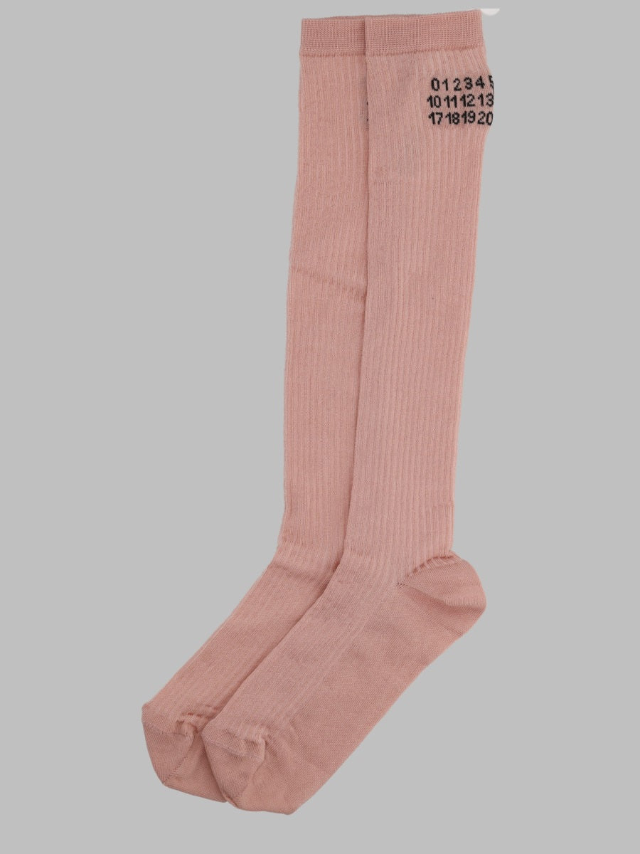 Mm6 Maison Margiela Calzini Alti Con Logo