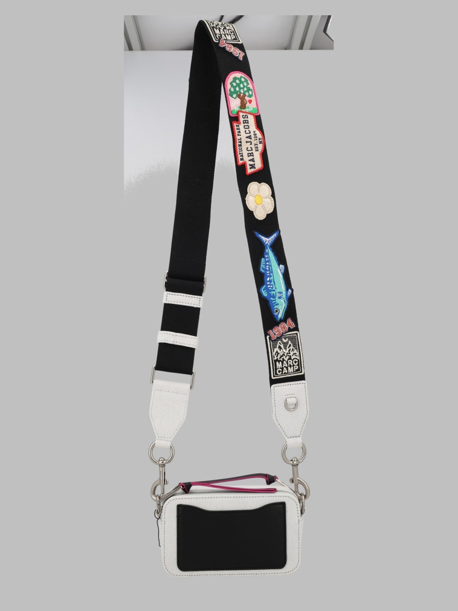 Marc Jacobs Borsa A Tracolla "The Camp Patchwork Denim Snapshot"