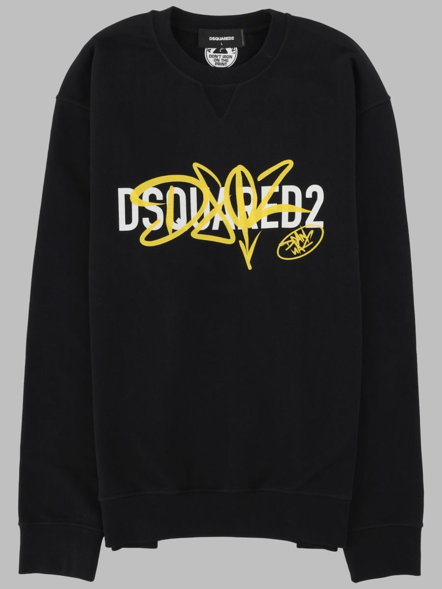 Dsquared Felpa "Graffiti" Cool Fit