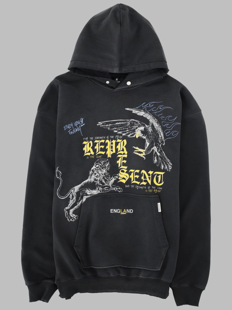 Represent Felpa Con Stampa
