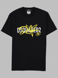 Dsquared T Shirt Con Stampa E Logo