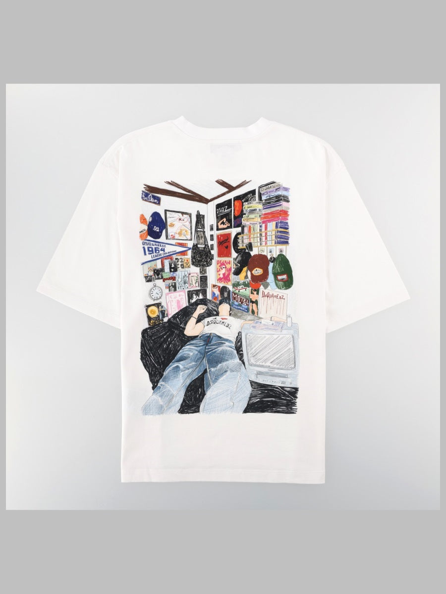 Dsquared T Shirt Con Stampa