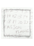 Maison Margiela Foulard In Seta "Numerical"