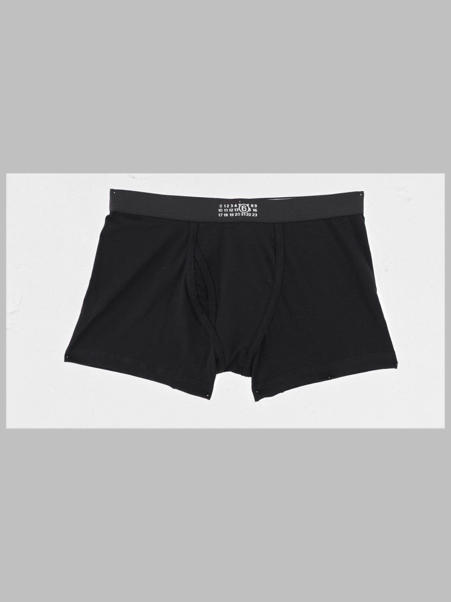Mm6 Maison Margiela Boxer In Cotone Con Logo