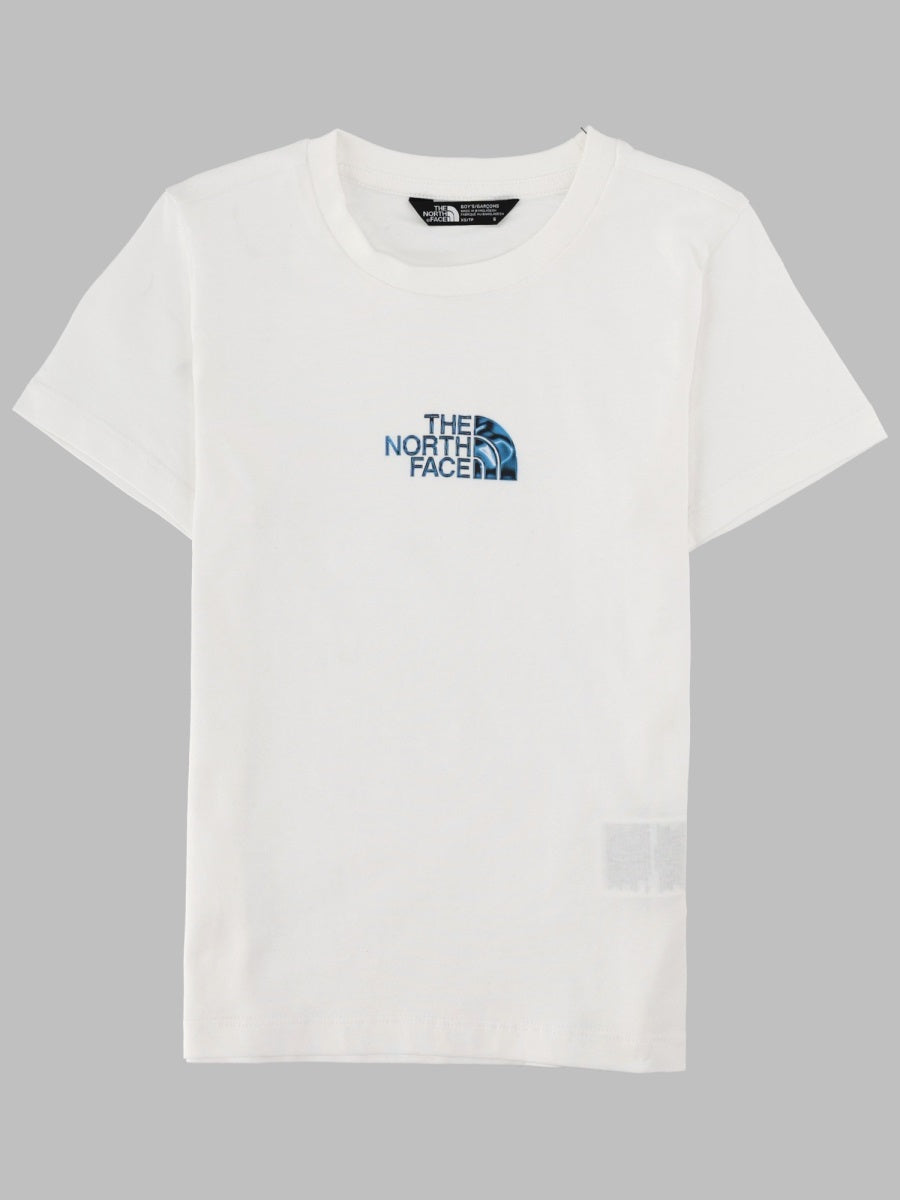 The North Face B Liquid Logo Reg Ss Tee Tnf White