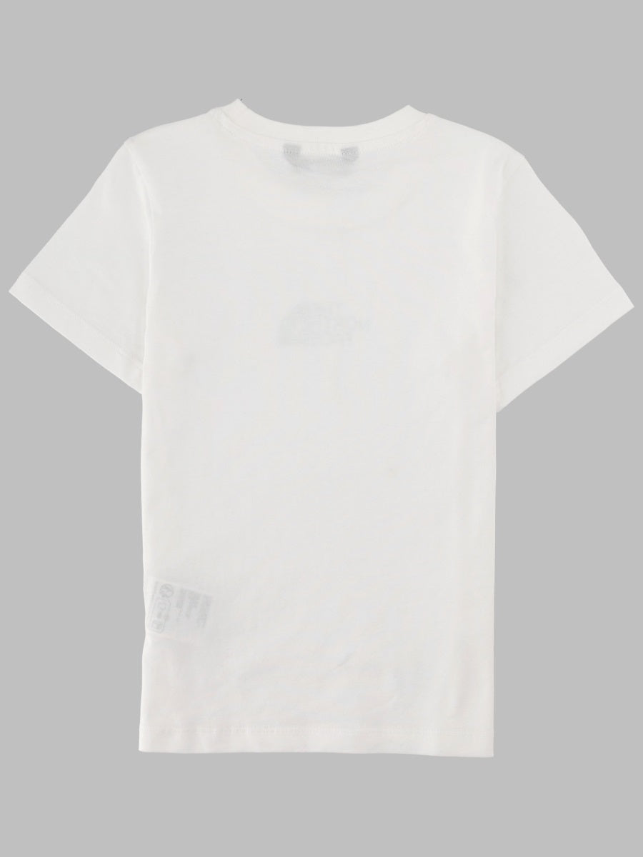 The North Face B Liquid Logo Reg Ss Tee Tnf White