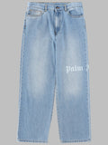 Palm Angels Logo Baggy Denim Pants Medium Boy