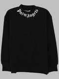 Palm Angels Neck Logo Brushed Reg. Crew Boy