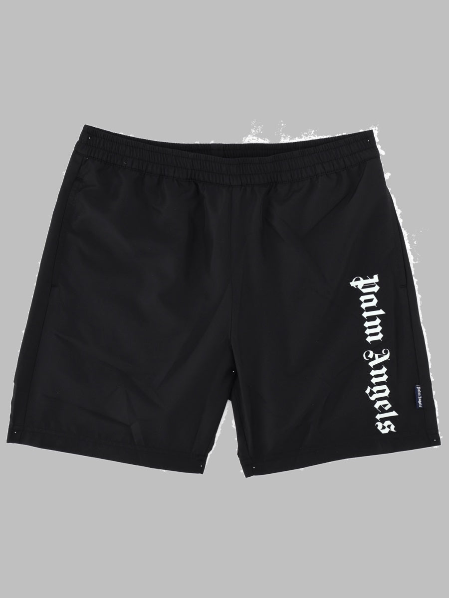 Palm Angels Overlogo Long Beachwear Short Boy