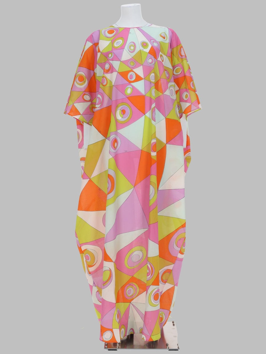 Pucci Caftano In Cotone