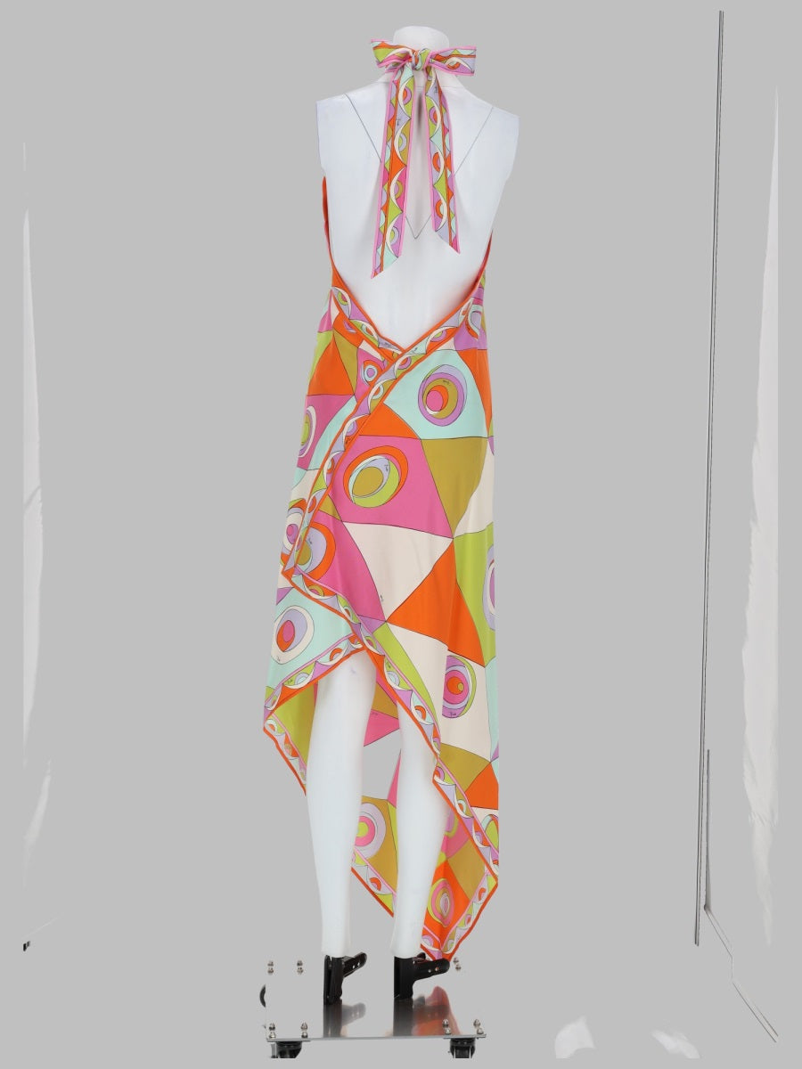 Pucci Abito In Twill Di Seta