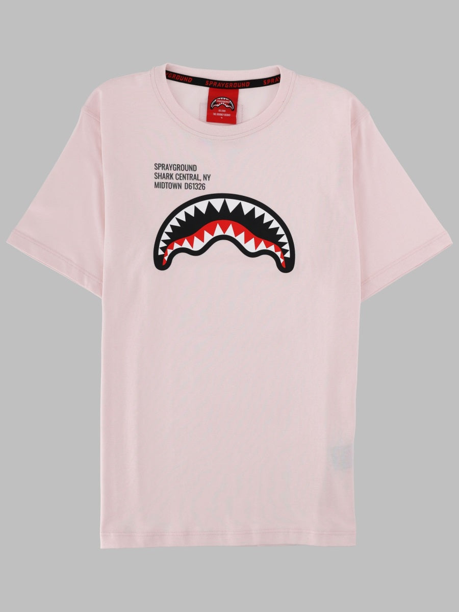 Sprayground Shark Basic Reg T Shirt Light Pink
