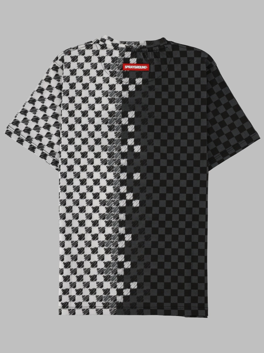 Sprayground Checkered Sketch Regular T Shirt