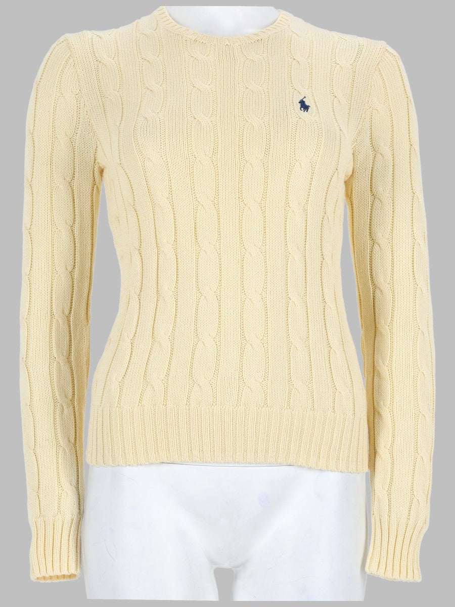 Polo Ralph Lauren Maglia A Trecce Con Logo