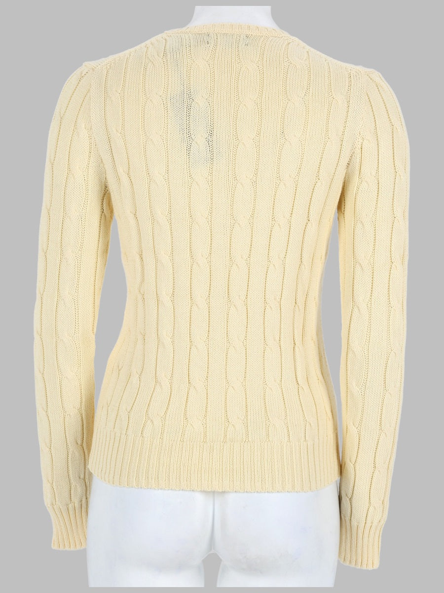 Polo Ralph Lauren Maglia A Trecce Con Logo