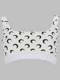 Marine Serre Top Bra "Moon"