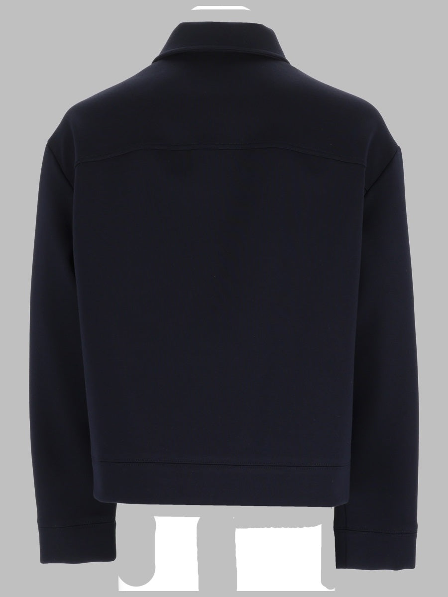 Gucci Giacca In Jersey Di Cotone Con Ricamo