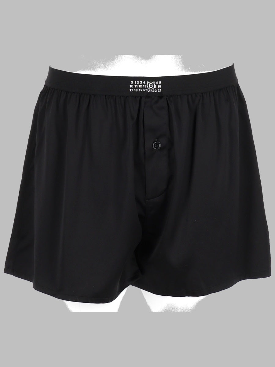 Mm6 Maison Margiela Boxer In Seta