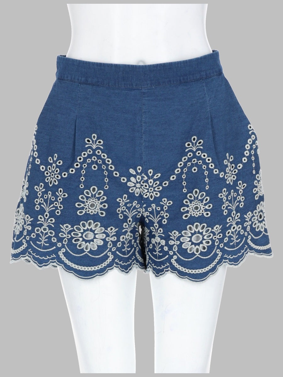 Mc2 Saint Barth Shorts "Amani" In Chambray