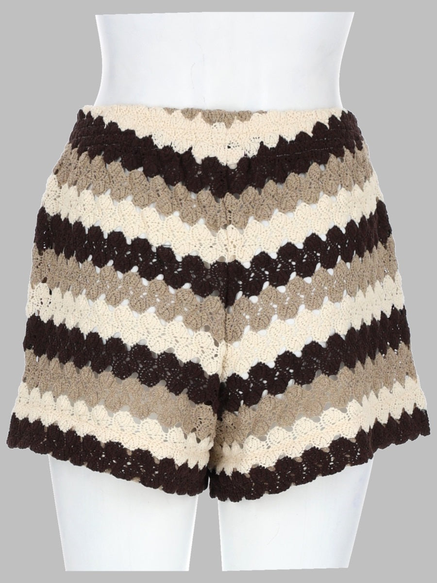 Mc2 Saint Barth Shorts In Cotone Crochet